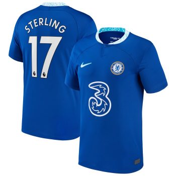 Raheem Sterling Chelsea 2022-23 Home Breathe Stadium Replica Player Jersey - Blue