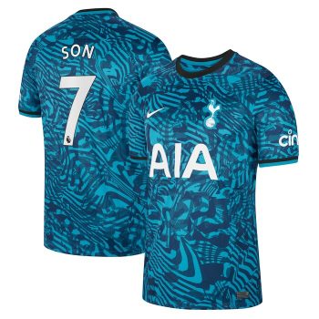 Son Heung-min Tottenham Hotspur 2022-23 Third Replica Player Jersey - Blue