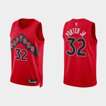 Toronto Raptors #32 Otto Porter Jr. Icon Edition Red Jersey 2022-23