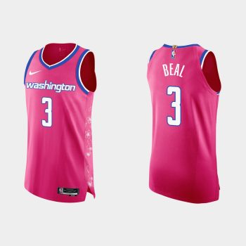 Washington Wizards #3 Bradley Beal Cherry Blossom City Pink Jersey