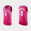 Washington Wizards #8 Rui Hachimura Cherry Blossom City Pink Jersey