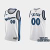 Washington Wizards Custom #00 2022-23 Classic Edition White Jersey