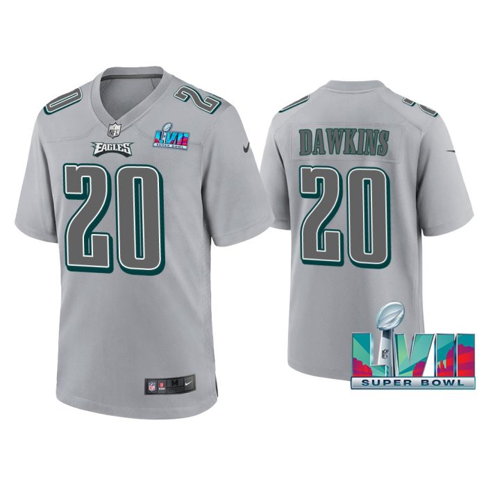 Brian Dawkins Philadelphia Eagles Super Bowl LVII Gray Atmosphere Jersey