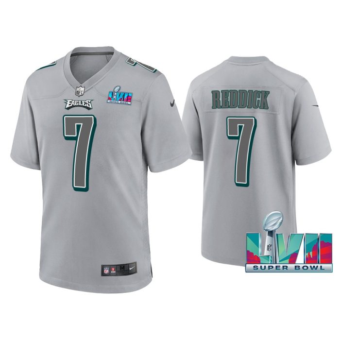 Haason Reddick Philadelphia Eagles Super Bowl LVII Gray Atmosphere Jersey