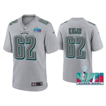 Jason Kelce Philadelphia Eagles Super Bowl LVII Gray Atmosphere Jersey