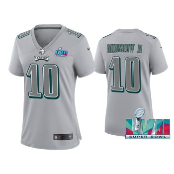 Women Gardner Minshew Ii Philadelphia Eagles Super Bowl LVII Gray Atmosphere Jersey