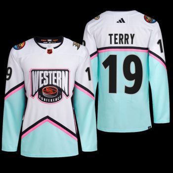 2023 NHL All-Star Anaheim Ducks Troy Terry Jersey Western Conference White #19