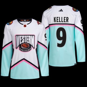 2023 NHL All-Star Arizona Coyotes Clayton Keller Jersey Western Conference White #9