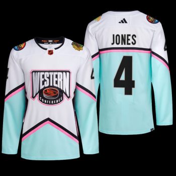 2023 NHL All-Star Chicago Blackhawks Seth Jones Jersey Western Conference White #4