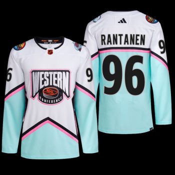 2023 NHL All-Star Colorado Avalanche Mikko Rantanen Jersey Western Conference White #96