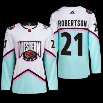 2023 NHL All-Star Dallas Stars Jason Robertson Jersey Western Conference White #21