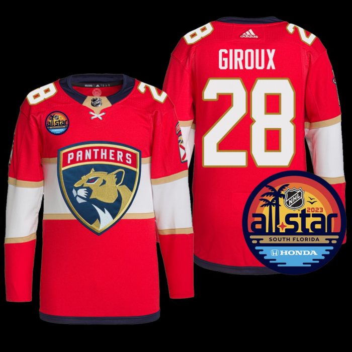 2023 NHL All-Star Florida Panthers Claude Giroux Jersey Pro Red #28