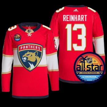2023 NHL All-Star Florida Panthers Sam Reinhart Jersey Pro Red #13
