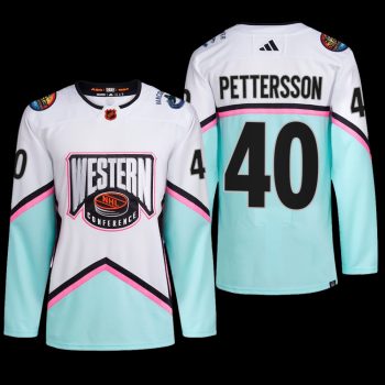 2023 NHL All-Star Vancouver Canucks Elias Pettersson Jersey Western Conference White #40