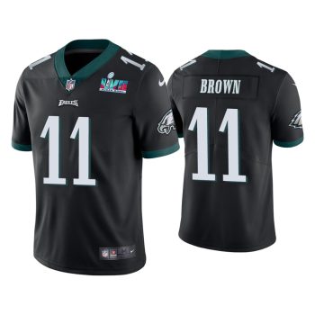 A.J. Brown Philadelphia Eagles Super Bowl LVII Black Vapor Limited Jersey