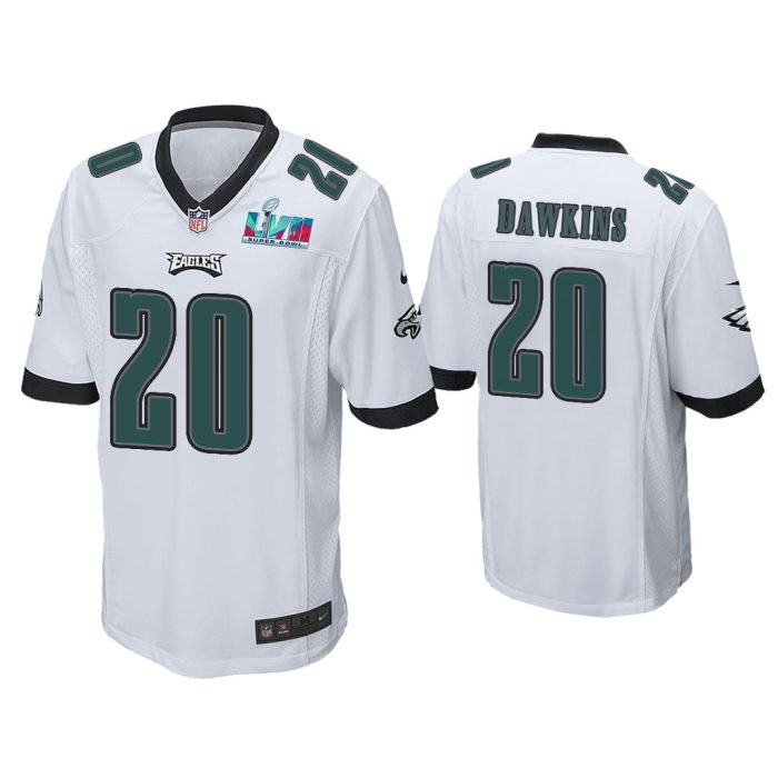 Brian Dawkins Philadelphia Eagles Super Bowl LVII White Game Jersey