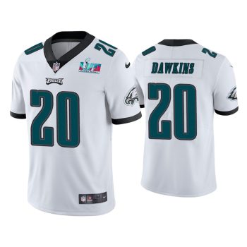 Brian Dawkins Philadelphia Eagles Super Bowl LVII White Vapor Limited Jersey