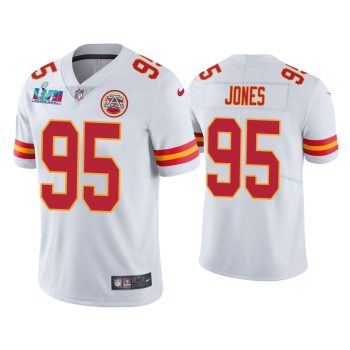 Chris Jones Kansas City Chiefs Super Bowl LVII White Vapor Limited Jersey