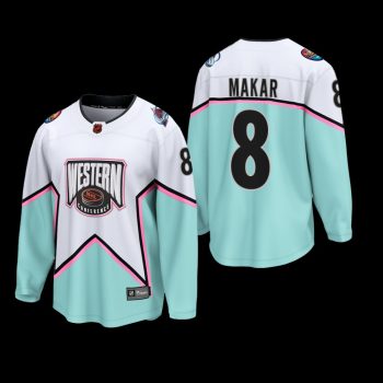Colorado Avalanche 2023 NHL All-Star Jersey Cale Makar White #8 Western Conference