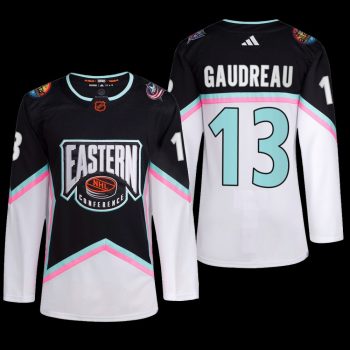Columbus Blue Jackets 2023 NHL All-Star Johnny Gaudreau Jersey Black #13 Eastern Conference
