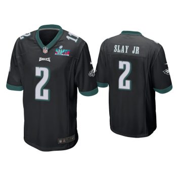 Darius Slay Jr Philadelphia Eagles Super Bowl LVII Black Game Jersey