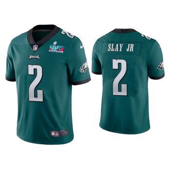 Darius Slay Jr Philadelphia Eagles Super Bowl LVII Green Vapor Limited Jersey