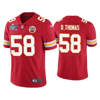 Derrick Thomas Kansas City Chiefs Super Bowl LVII Red Vapor Limited Jersey