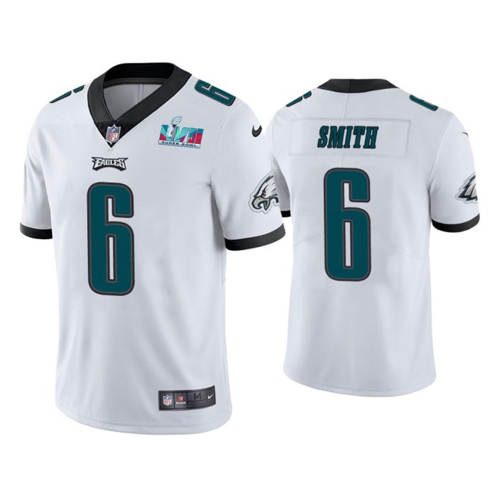 Devonta Smith Philadelphia Eagles Super Bowl LVII White Vapor Limited Jersey