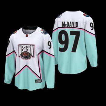 Edmonton Oilers 2023 NHL All-Star Jersey Connor Mcdavid White #97 Western Conference