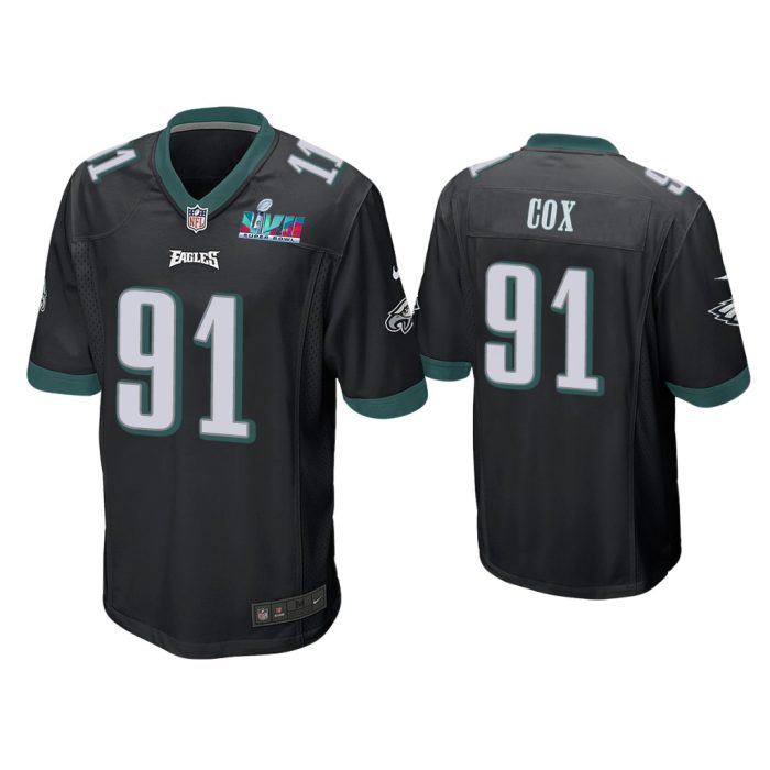 Fletcher Cox Philadelphia Eagles Super Bowl LVII Black Game Jersey