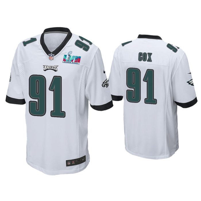 Fletcher Cox Philadelphia Eagles Super Bowl LVII White Game Jersey