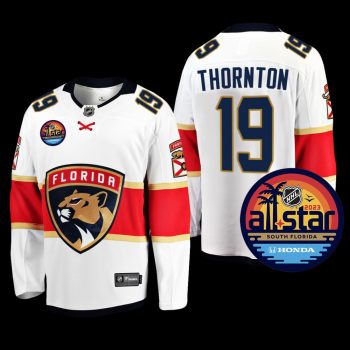 Florida Panthers #19 Joe Thornton White 2023 NHL All-Star Away Jersey