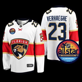Florida Panthers #23 Carter Verhaeghe White 2023 NHL All-Star Away Jersey