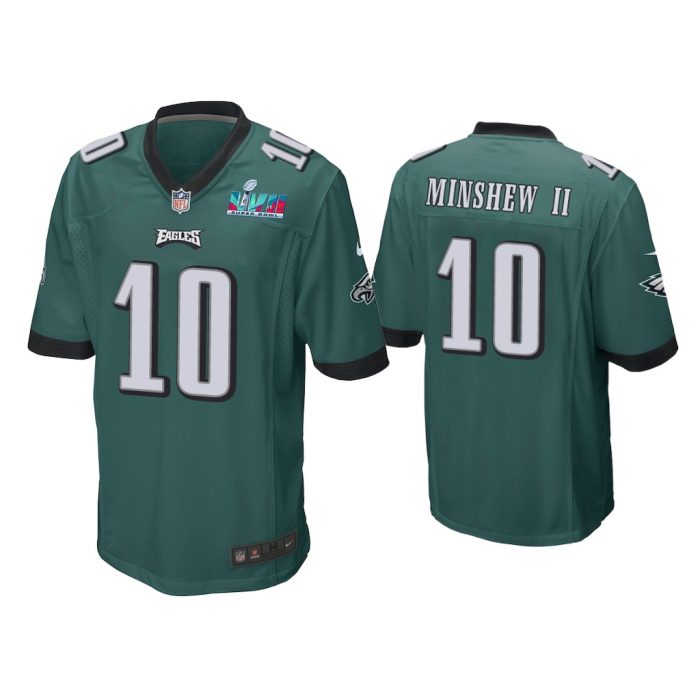 Gardner Minshew Ii Philadelphia Eagles Super Bowl LVII Midnight Green Game Jersey