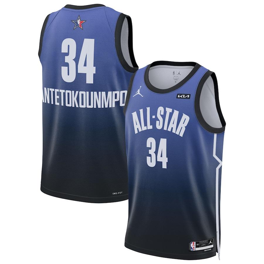 NBA All Star Team Giannis 2023 Jersey 100% Full Sublimation