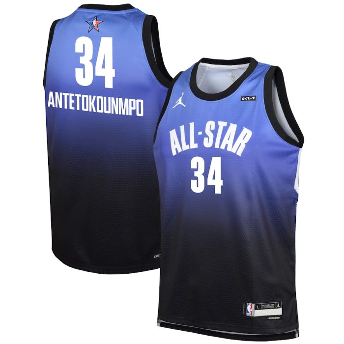 Giannis Antetokounmpo Youth 2023 NBA All-Star Game Swingman Jersey - Blue