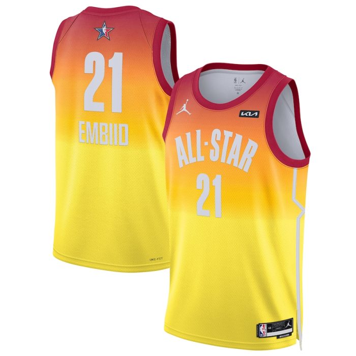 Joel Embiid 2023 NBA All-Star Game Swingman Jersey - Orange