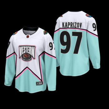 Minnesota Wild 2023 NHL All-Star Jersey Kirill Kaprizov White #97 Western Conference