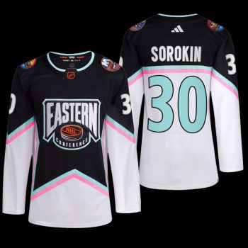 New York Islanders 2023 NHL All-Star Ilya Sorokin Jersey Black #30 Eastern Conference