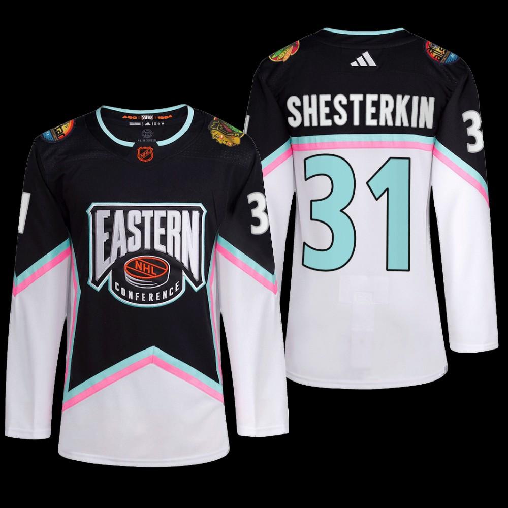 New York Rangers 2023 NHL All-Star Igor Shesterkin Jersey Black #31 ...