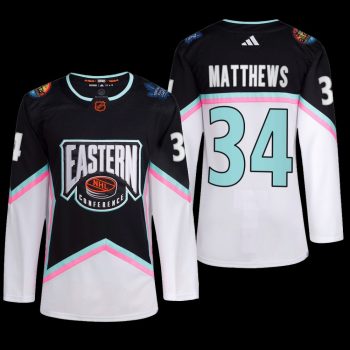 Toronto Maple Leafs 2023 NHL All-Star Auston Matthews Jersey Black #34 Eastern Conference