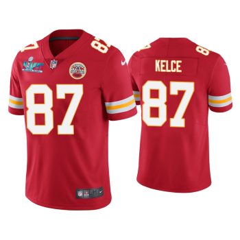 Travis Kelce Kansas City Chiefs Super Bowl LVII Red Vapor Limited Jersey