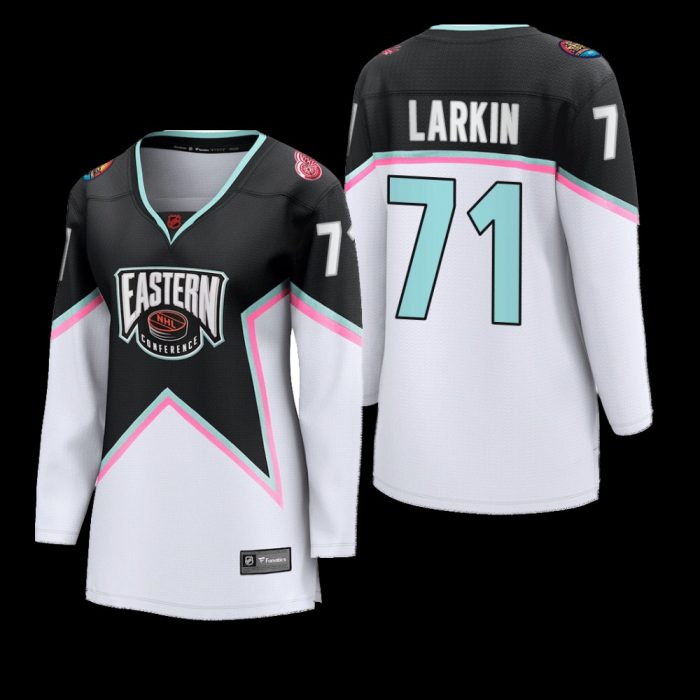 Women Detroit Red Wings Dylan Larkin #71 2023 NHL All-Star Eastern Conference Breakaway Player Jersey Black