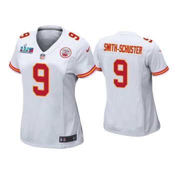 Women Juju Smith-Schuster Kansas City Chiefs Super Bowl LVII White Game Jersey