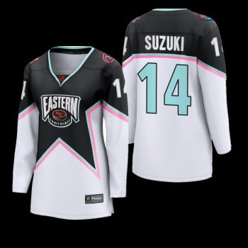 Women Montreal Canadiens Nick Suzuki #14 2023 NHL All-Star Eastern Conference Breakaway Player Jersey Black