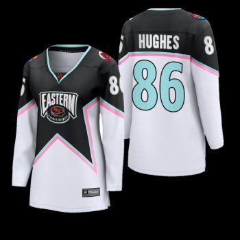 Women New Jersey Devils Jack Hughes #86 2023 NHL All-Star Eastern Conference Breakaway Player Jersey Black