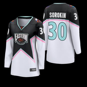 Women New York Islanders Ilya Sorokin #30 2023 NHL All-Star Eastern Conference Breakaway Player Jersey Black