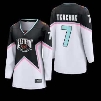 Women Ottawa Senators Brady Tkachuk #7 2023 NHL All-Star Eastern Conference Breakaway Player Jersey Black