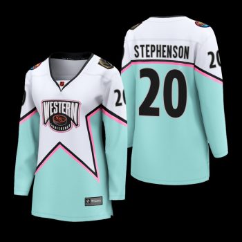 Women Vegas Golden Knights Chandler Stephenson #20 2023 NHL All-Star Western Conference Jersey White