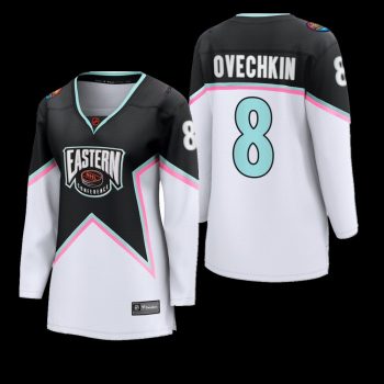 Women Washington Capitals Alex Ovechkin #8 2023 NHL All-Star Eastern Conference Breakaway Player Jersey Black